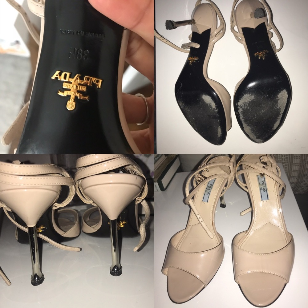 Prada peep-toe sandals